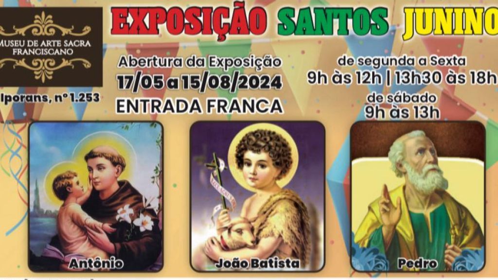 exposição santos junino 