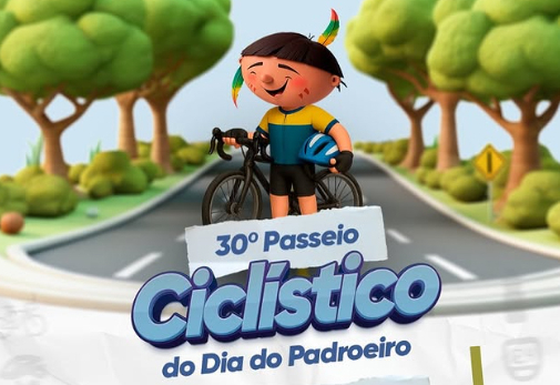 Passeio ciclístico celebra o Dia do Padroeiro